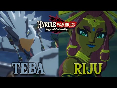 Teba and Riju (& Patricia) [Cutscene] - Hyrule Warriors: Age of Calamity