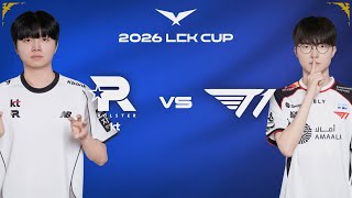 KT vs T1, REMAKE DE LA FINALE DES WORLDS (LCK Cup 2026)