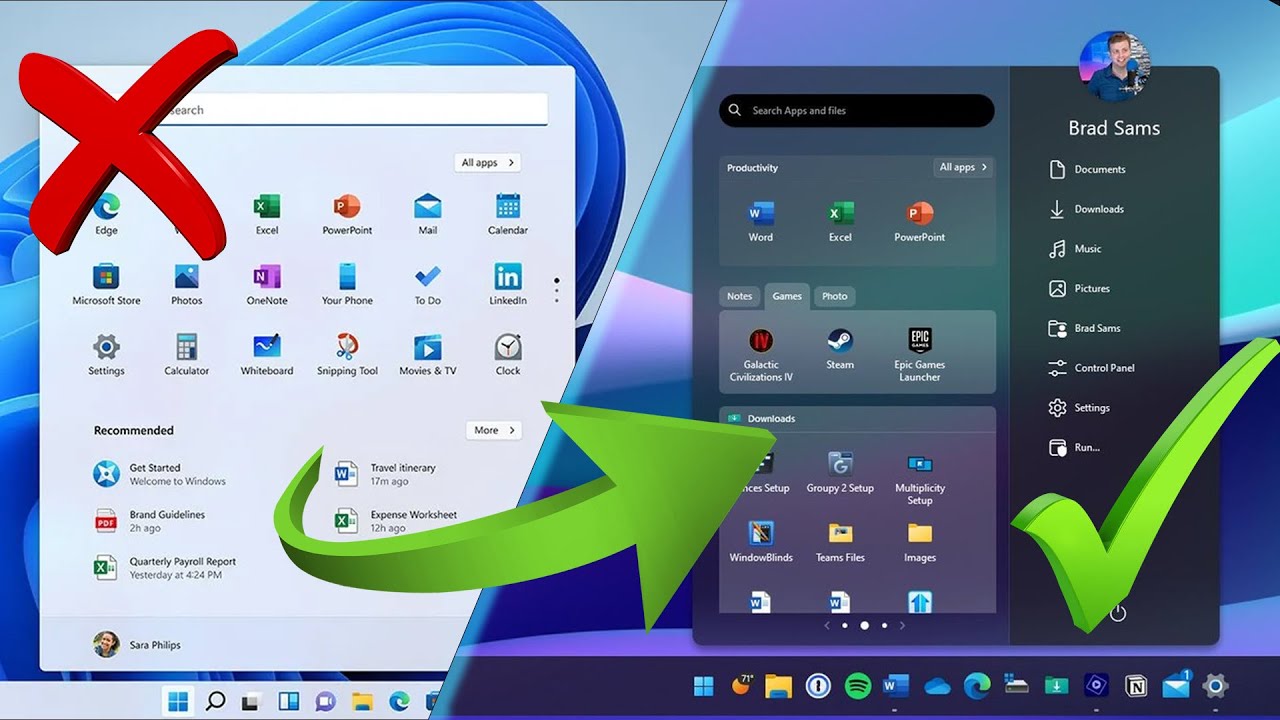 Qual O MELHOR menu iniciar ALTERNATIVO para Windows?