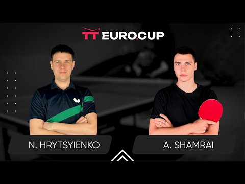 09:30 Nazarii Hrytsyienko - Andrii Shamrai 10.05.2024 TT Euro.Cup Ukraine Elite. TABLE 3