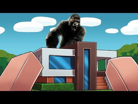 Minecraft - I STOLE KING KONGS GIRLFRIEND! (King Kong Base Challenge)