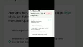 Download lagu Kunci Jawaban Test Formatif Pengelolaan P3LP -Pertolongan Pertama Pada Luka Psikologis di Masyarakat mp3