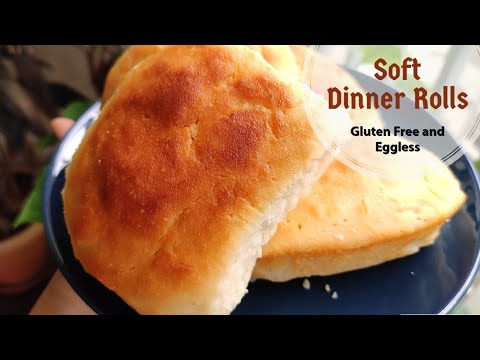 Soft Gluten free eggless Dinner Rolls recipe | gf Ladi pav recipe