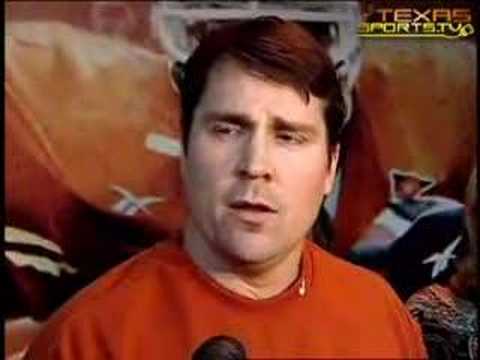 Will Muschamp at first day of Longhorns spring practice 2008