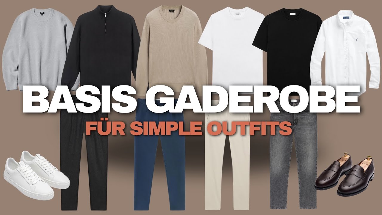 The perfect basic wardrobe for minimalist men