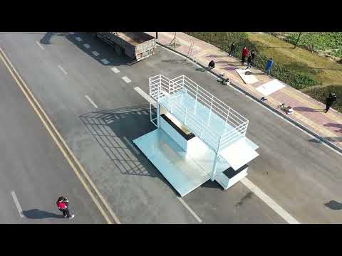 20FT container bar restaurant design