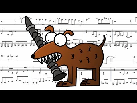 Easy Clarinet  'New Orleans' Blues duet with solo on top -Trio!