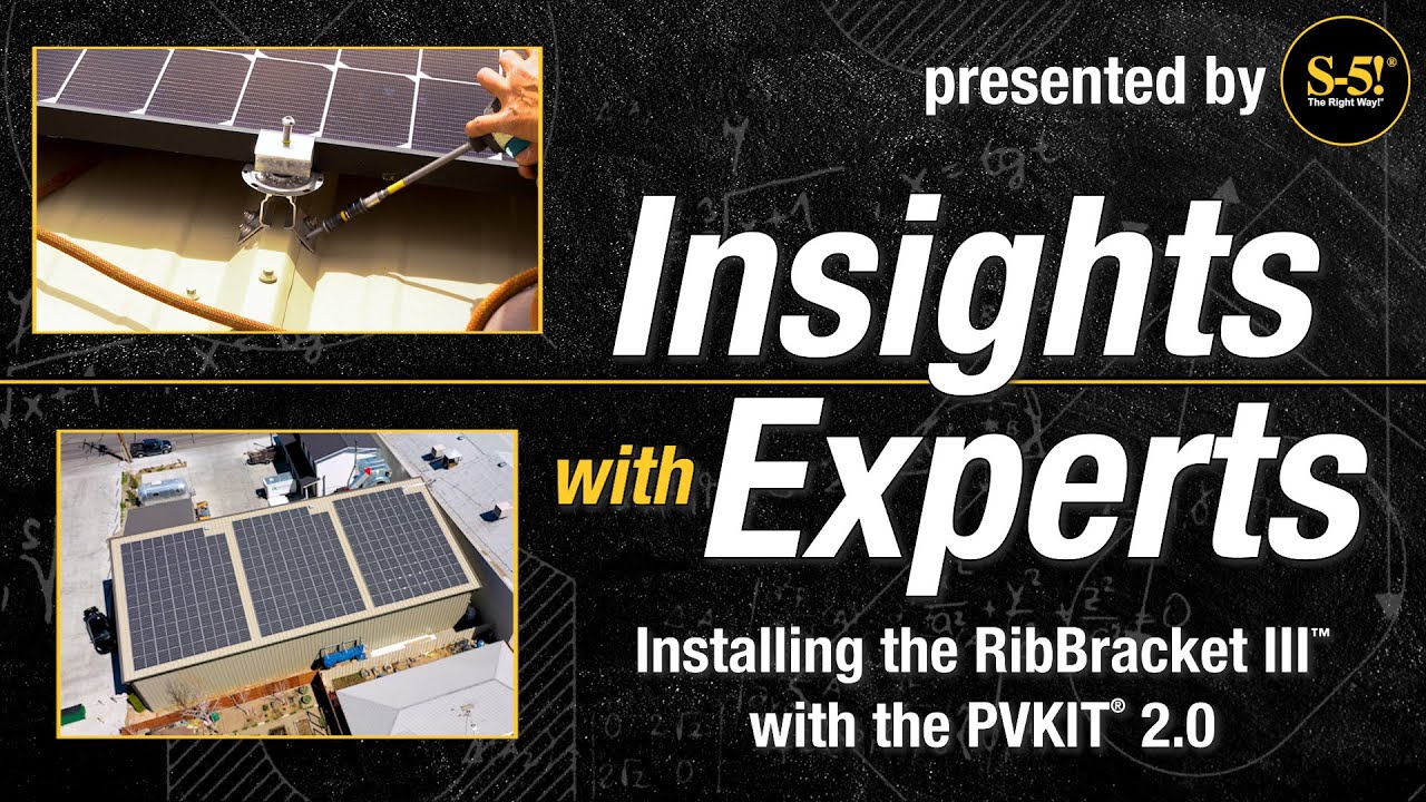 Insights with Experts - Installing the RibBracket III with the PVKIT® 2.0