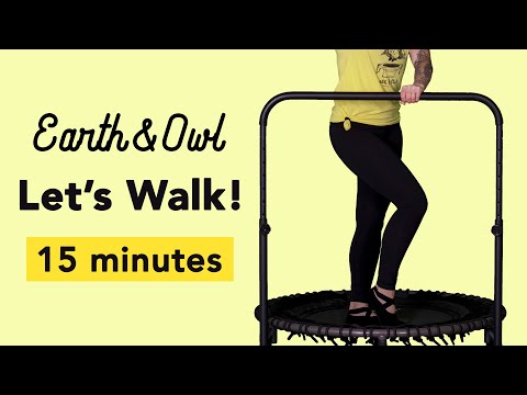 Gentle Rebounding Workout for Beginners & Seniors | Closed Chain Mini Trampoline Class thumbnail