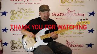 Video thumbnail for STING FENDER PRECISION REISSUE At Guitar Wishes by Guitar Wishes