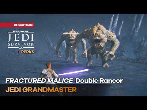 Fractured Malice Force Tear | 2 Rancor (Jedi Grandmaster) Easy Kill -  Star Wars Jedi Survivor