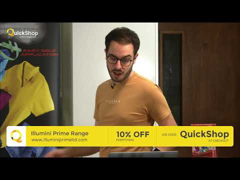 Quick Shop UK – Live Presentation of Hot Stuff Textile Coating