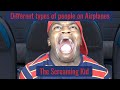 Different Types Of People On Airplanes