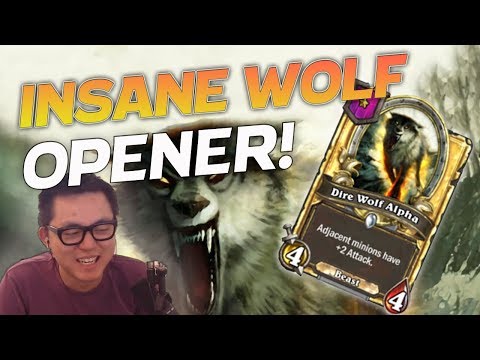 INSANE Triple Wolf Opener! - Hearthstone Battlegrounds