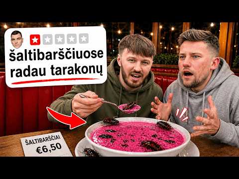 Išbandėme BLOGIAUSIĄ Restoraną Lietuvoje