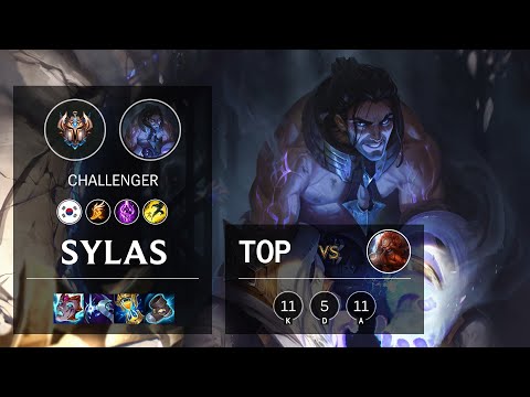 Sylas Top vs Gragas - KR Challenger Patch 10.25b