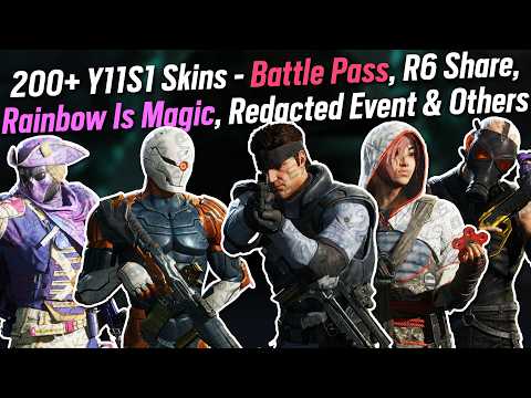 200+ Y11S1 Skins - Battle Pass, R6Share Skins, Rainbow Is Event, Redacted Event, Ranked Charms ...
