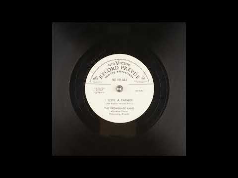 The Promenade Band: I Love A Parade (Victor 20-4578 Promo-Only Record)