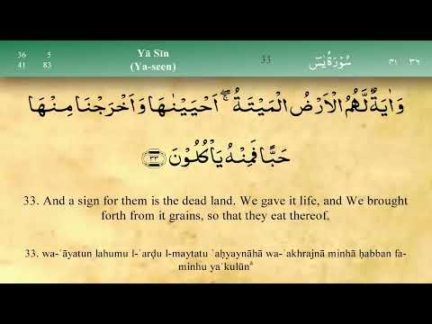 Memorize Surah Yaseen (Yasin) Ayat 31-40 by Mishary Al Afasy (iRecite)