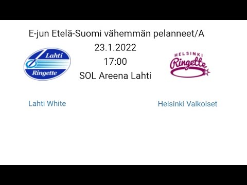 Ringette E-sarja: Lahti White vs. Helsinki Valkoiset