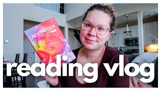 I read Aesthetica by Allie Rowbottom | aardvark book club pick | READING VLOG no spoilers
