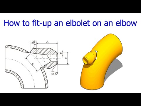 FIT UP AND INSPECTION OF ELBOWS OF ANY DEGREE WITH TWO RIGHT ANGLES
