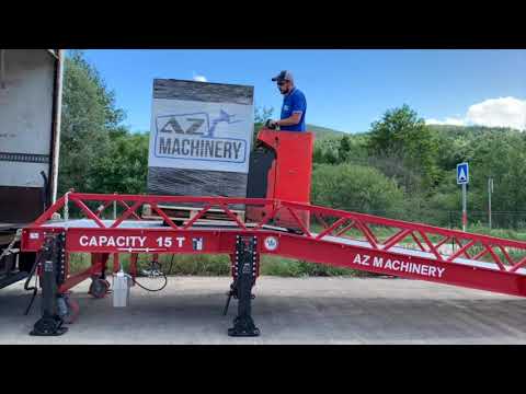 Rampe de quai mobile AZ RAMP STAR - Simple à déplacer et utiliser - Capacité de 8T à 20T_4