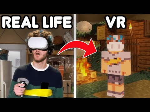 Playing MINECRAFT VR on the Oculus Quest 2