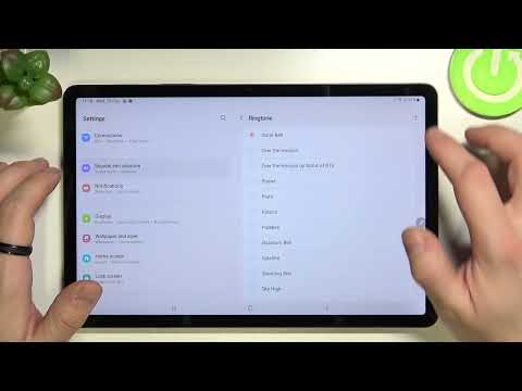 How to Set Custom Ringtone on SAMSUNG Galaxy Tab S8 - Open Ringtone List