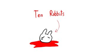 Cover art for Ten rabbits