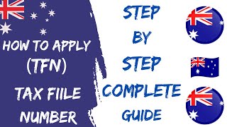 How to apply for a TFN(TAX FILE NUMBER) in Australia / International Students / Step by step guide