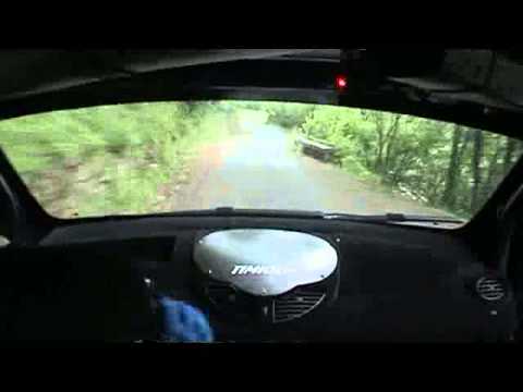 Cameracar gran rischio senza freni Rally Valli Imperiesi 2012 Lugano-Pozzi Twingo R2