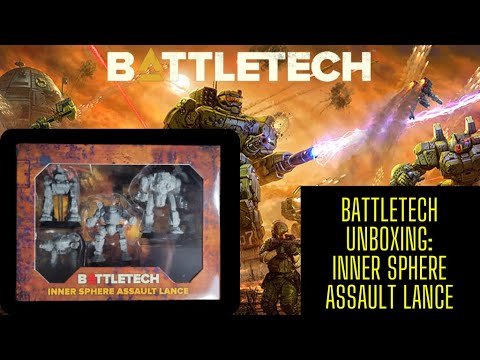 BattleTech Unboxing Inner Sphere Assault Lance