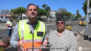 Goodwood road repairs advancing