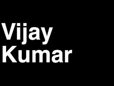 How to Pronounce Vijay Kumar India Silver Medal 25m Rapid Fire Pistol London 2012 Olympics Video