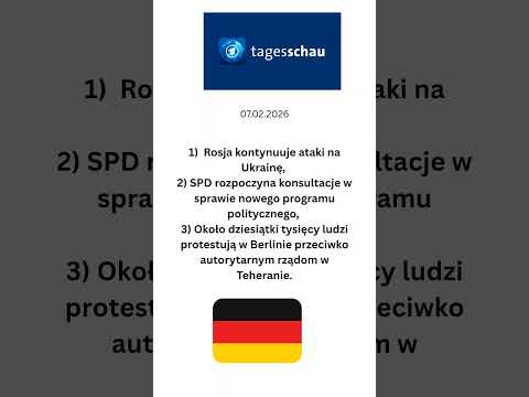 Niemiecki dziennik telewizyjny @Tagesschau 7 lutego
