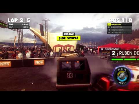 Dirt Showdown Demo Gameplay (360/PS3/PC)