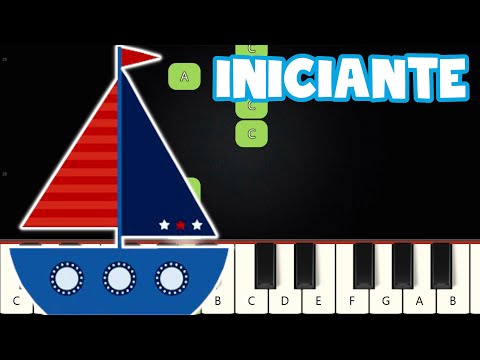 Eu Navegarei | Piano e Teclado Iniciante Nível Fácil