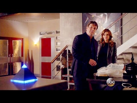 Castle 8x16 End Scene Beckett Castle with Linus/Lucy “Heartbreaker” Season 8 Episode 16