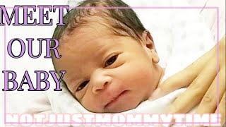 BABY GENDER & NAME REVEAL // MEET MY BABY // BABY #3 IS HERE!!!