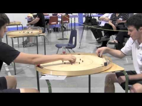 Crokinole 2014 World Championship Singles - Top 4 Slater v Walsh