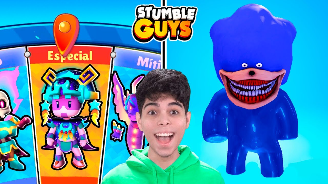 UPDATE SECRETA + ADICIONEI O SHIN SONIC NO STUMBLE GUYS!