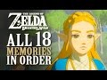 All 18 Memories In Order - Zelda Breath Of The Wild **SPOILERS**