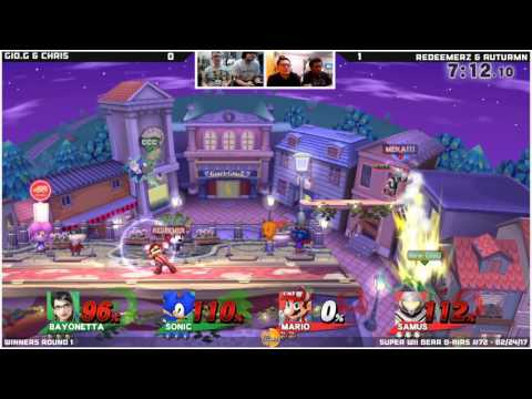 WBB #72  Autumn & Redeemer Z vs Gio G & Chris - Winners Round 1   Smash 4 Doubles