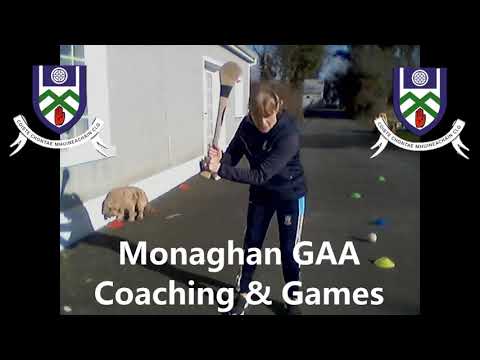Monaghan GAA Coaching and Games Officer Ann McKenna's Hurling 4th to 6th Class Coaching Session