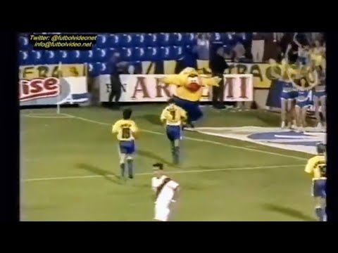 Las Palmas 3 - Rayo Vallecano 0. Temporada 1998/99.