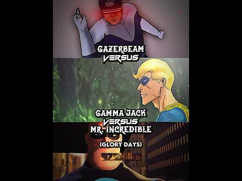 Mr. Incredible vs Gamma Jack vs Gazerbeam (Prime) | #shorts