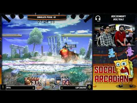 Socal Arcadian 2: Pools- Royal (Donkey Kong) vs GJSP | Solstice (Marth)