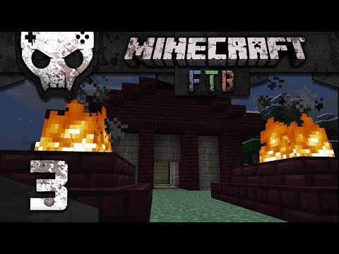 Minecraft Mindcrack Feed The Beast Ep 3: Gun Fightin Wither