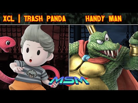 MSM Online 3 - XCL | Trash Panda (Lucas) Vs Handy Man (King K. Rool)  - Smash Ultimate